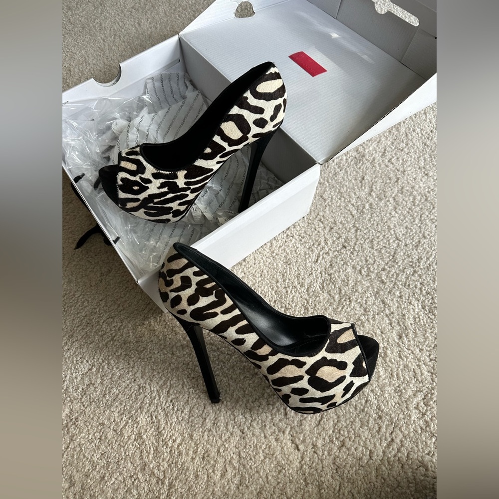 Aldo Shoes, Leopard Print High Heels